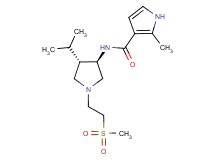 N-{rel-(3R,4S)-4-isopropyl-1-[2-(methylsulfonyl)ethyl]-3-pyrrolidinyl}-2-methyl-1H-pyrrole-3-carboxamide hydrochloride