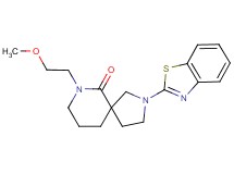 2-(1,3-benzothiazol-2-yl)-7-(2-methoxyethyl)-2,7-diazaspiro[4.5]decan-6-one