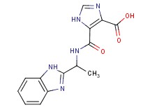 5-({[1-(1H-benzimidazol-2-yl)ethyl]amino}carbonyl)-1H-imidazole-4-carboxylic acid