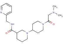 1'-[(dimethylamino)acetyl]-N-(pyridin-2-ylmethyl)-1,4'-bipiperidine-3-carboxamide