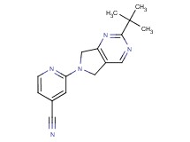 2-(2-tert-butyl-5,7-dihydro-6H-pyrrolo[3,4-d]pyrimidin-6-yl)isonicotinonitrile