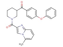 {1-[(5-methylimidazo[1,2-a]pyridin-2-yl)carbonyl]-3-piperidinyl}(4-phenoxyphenyl)methanone