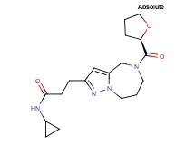 N-cyclopropyl-3-{5-[(2R)-tetrahydro-2-furanylcarbonyl]-5,6,7,8-tetrahydro-4H-pyrazolo[1,5-a][1,4]diazepin-2-yl}propanamide