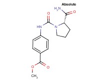 methyl 4-({[(2S)-2-(aminocarbonyl)pyrrolidin-1-yl]carbonyl}amino)benzoate