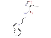N-[3-(1H-indol-1-yl)propyl]-5-methyl-1,3-oxazole-4-carboxamide