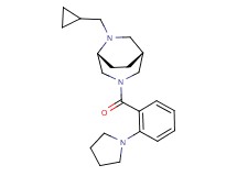 (1R*,5R*)-6-(cyclopropylmethyl)-3-[2-(1-pyrrolidinyl)benzoyl]-3,6-diazabicyclo[3.2.2]nonane