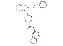 3-[1-(1,3-benzodioxol-5-ylacetyl)-4-piperidinyl]-2-(2-phenylethyl)-3H-imidazo[4,5-b]pyridine