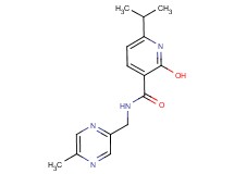 2-hydroxy-6-isopropyl-N-[(5-methyl-2-pyrazinyl)methyl]nicotinamide