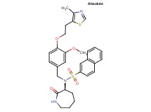 N-{3-methoxy-4-[2-(4-methyl-1,3-thiazol-5-yl)ethoxy]benzyl}-N-[(3S)-2-oxo-3-azepanyl]-2-naphthalenesulfonamide