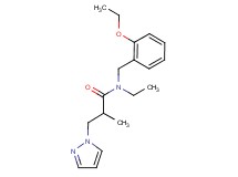 N-(2-ethoxybenzyl)-N-ethyl-2-methyl-3-(1H-pyrazol-1-yl)propanamide