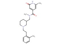 N,6-dimethyl-N-({1-[2-(2-methylphenyl)ethyl]piperidin-3-yl}methyl)-2-oxo-1,2-dihydropyridine-4-carboxamide