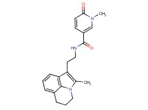 1-methyl-N-[2-(2-methyl-5,6-dihydro-4H-pyrrolo[3,2,1-ij]quinolin-1-yl)ethyl]-6-oxo-1,6-dihydropyridine-3-carboxamide