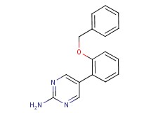5-[2-(benzyloxy)phenyl]pyrimidin-2-amine