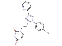 1-{2-[1-(4-methylphenyl)-3-pyridin-2-yl-1H-1,2,4-triazol-5-yl]ethyl}pyrimidine-2,4(1H,3H)-dione