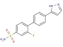 2-fluoro-4'-(1H-pyrazol-5-yl)biphenyl-4-sulfonamide