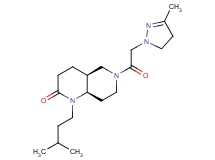 (4aS*,8aR*)-1-(3-methylbutyl)-6-[(3-methyl-4,5-dihydro-1H-pyrazol-1-yl)acetyl]octahydro-1,6-naphthyridin-2(1H)-one