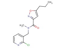 N-[(2-chloro-3-pyridinyl)methyl]-N-methyl-5-propyl-3-isoxazolecarboxamide