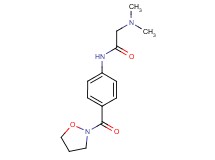 N~1~-[4-(2-isoxazolidinylcarbonyl)phenyl]-N~2~,N~2~-dimethylglycinamide trifluoroacetate
