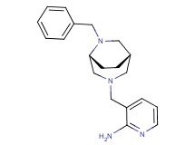 3-{[(1S*,5R*)-6-benzyl-3,6-diazabicyclo[3.2.2]non-3-yl]methyl}pyridin-2-amine