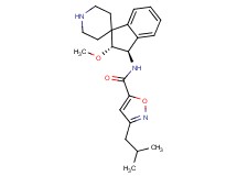 3-isobutyl-N-[rel-(2R,3R)-2-methoxy-2,3-dihydrospiro[indene-1,4'-piperidin]-3-yl]-5-isoxazolecarboxamide hydrochloride