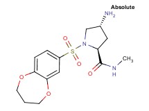 (4R)-4-amino-1-(3,4-dihydro-2H-1,5-benzodioxepin-7-ylsulfonyl)-N-methyl-L-prolinamide