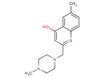 6-methyl-2-[(4-methylpiperazin-1-yl)methyl]quinolin-4-ol