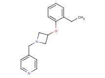 4-{[3-(2-ethylphenoxy)-1-azetidinyl]methyl}pyridine