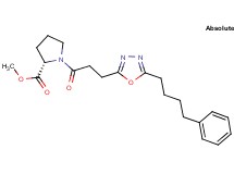 methyl 1-{3-[5-(4-phenylbutyl)-1,3,4-oxadiazol-2-yl]propanoyl}-L-prolinate