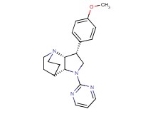 (3R*,3aR*,7aR*)-3-(4-methoxyphenyl)-1-pyrimidin-2-yloctahydro-4,7-ethanopyrrolo[3,2-b]pyridine