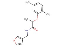 2-(2,5-dimethylphenoxy)-N-(3-furylmethyl)propanamide