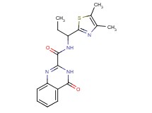 N-[1-(4,5-dimethyl-1,3-thiazol-2-yl)propyl]-4-oxo-3,4-dihydroquinazoline-2-carboxamide