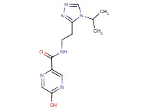 5-hydroxy-N-[2-(4-isopropyl-4H-1,2,4-triazol-3-yl)ethyl]pyrazine-2-carboxamide