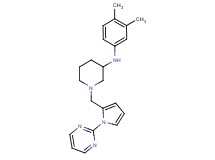 N-(3,4-dimethylphenyl)-1-{[1-(2-pyrimidinyl)-1H-pyrrol-2-yl]methyl}-3-piperidinamine