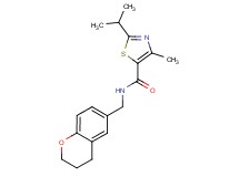 N-(3,4-dihydro-2H-chromen-6-ylmethyl)-2-isopropyl-4-methyl-1,3-thiazole-5-carboxamide