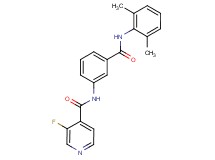 N-(3-{[(2,6-dimethylphenyl)amino]carbonyl}phenyl)-3-fluoroisonicotinamide