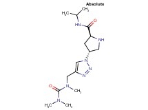 (4R)-4-(4-{[[(dimethylamino)carbonyl](methyl)amino]methyl}-1H-1,2,3-triazol-1-yl)-N-isopropyl-L-prolinamide hydrochloride