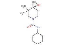 (4S)-N-cyclohexyl-4-hydroxy-3,3,4-trimethyl-1-piperidinecarboxamide
