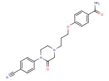 4-{3-[4-(4-cyanophenyl)-3-oxo-1-piperazinyl]propoxy}benzamide