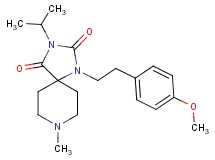3-isopropyl-1-[2-(4-methoxyphenyl)ethyl]-8-methyl-1,3,8-triazaspiro[4.5]decane-2,4-dione