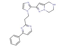 2-{1-[2-(4-phenyl-2-pyrimidinyl)ethyl]-1H-imidazol-2-yl}-4,5,6,7-tetrahydropyrazolo[1,5-a]pyrazine dihydrochloride