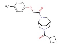 (1S*,5R*)-3-(cyclobutylcarbonyl)-6-[(4-methylphenoxy)acetyl]-3,6-diazabicyclo[3.2.2]nonane