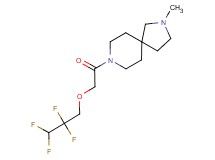 2-methyl-8-[(2,2,3,3-tetrafluoropropoxy)acetyl]-2,8-diazaspiro[4.5]decane