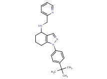 1-(4-tert-butylphenyl)-N-(2-pyridinylmethyl)-4,5,6,7-tetrahydro-1H-indazol-4-amine