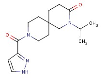 2-isopropyl-9-(1H-pyrazol-3-ylcarbonyl)-2,9-diazaspiro[5.5]undecan-3-one