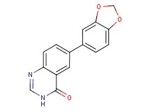 6-(1,3-benzodioxol-5-yl)-4(3H)-quinazolinone