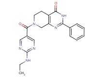 7-{[2-(ethylamino)pyrimidin-5-yl]carbonyl}-2-phenyl-5,6,7,8-tetrahydropyrido[3,4-d]pyrimidin-4(3H)-one