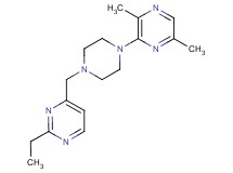 4-{[4-(3,6-dimethylpyrazin-2-yl)piperazin-1-yl]methyl}-2-ethylpyrimidine