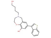 7-(1-benzothien-3-yl)-4-(4-hydroxybutyl)-2,3,4,5-tetrahydro-1,4-benzoxazepin-9-ol