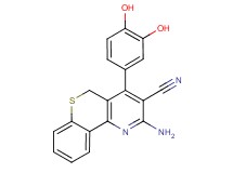 2-amino-4-(3,4-dihydroxyphenyl)-5H-thiochromeno[4,3-b]pyridine-3-carbonitrile