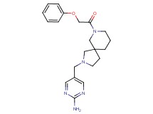 5-{[7-(phenoxyacetyl)-2,7-diazaspiro[4.5]dec-2-yl]methyl}pyrimidin-2-amine